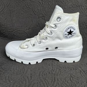 Converse Chuck Taylor All Star High Lugged White Platform Women's Size 5